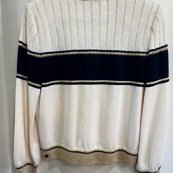 Vintage St. John Collection by Marie Gray Nautical knit sweater size P - Picture 4 of 7
